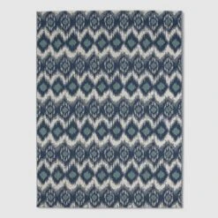 Ikat Outdoor Rug Blue - Threshold 15 Ikat Outdoor Rug Blue - Threshold -Threshold GUEST 02d8b5bb 8882 41a0 9196 6e979d4f2286