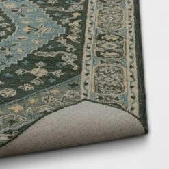 5'x7' Hand Tufted Wool Area Rug Green - Threshold™ -Threshold GUEST 1815ca7c 6fe4 4614 abf2 6c4aab20d1ad