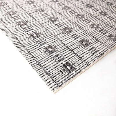 9'2"x12' Retro Repeat Outdoor Rug Black - Threshold™: Weather-Resistant Geometric Polypropylene Area Rug 1 9'2"x12' Retro Repeat Outdoor Rug Black - Threshold™: Weather-Resistant Geometric Polypropylene Area Rug