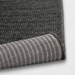 7'x10' Oversized Stripe Outdoor Rug Charcoal Gray - Threshold™ 5 7'x10' Oversized Stripe Outdoor Rug Charcoal Gray - Threshold™ -Threshold GUEST 21abd3e1 a24e 4f6f 9e44 e5faf3fd3e98