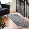 28"x84" Botanical Washable Runner Rug Indigo - Threshold™