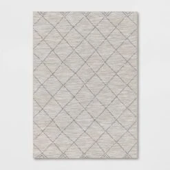 Mira Geometric Diamond Indoor/Outdoor Rug Cream - Threshold™ -Threshold GUEST 2e346c04 f7a9 42e9 93f4 6af47a7db49d