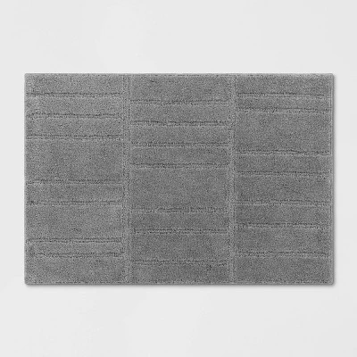 2'6"x3'8" Washable Uneven Blocks Accent Rug - Threshold™ 4 2'6"x3'8" Washable Uneven Blocks Accent Rug - Threshold™ - Image 4