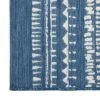 5' X 7' Fringe Outdoor Rug Blue Striped - Threshold™