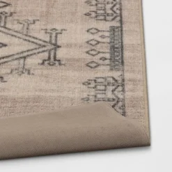 Hancock Distressed Center Motif Rug Beige - Threshold™ -Threshold GUEST 4bbd6258 398e 4e4d aeee d99a96f344f3
