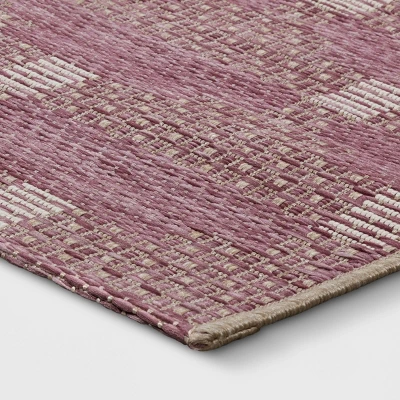 Modern Tile Outdoor Rug Pink - Threshold™ 1 Modern Tile Outdoor Rug Pink - Threshold™