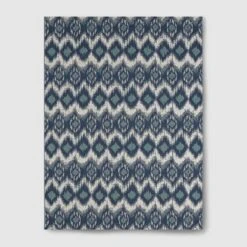 Ikat Outdoor Rug Blue - Threshold 13 Ikat Outdoor Rug Blue - Threshold -Threshold GUEST 53e27868 ec29 44a9 b115 063433caf84c