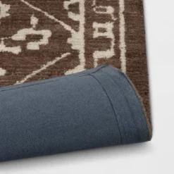 5'x7' Tile Knitted Area Rug Dark Brown - Threshold™ -Threshold GUEST 6162bc5d 5539 4852 9ffd da66bb236ab0