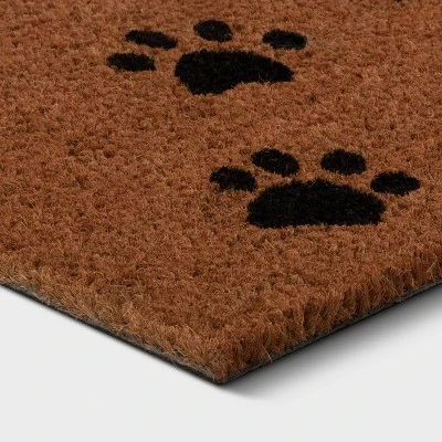 1'6"x2'6" Wipe Your Paws Doormat Natural - Threshold™ 1 1'6"x2'6" Wipe Your Paws Doormat Natural - Threshold™