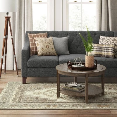 Wool Tufted Geometric Persian Area Rug - Threshold 2 Wool Tufted Geometric Persian Area Rug - Threshold - Image 2