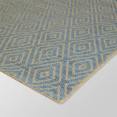 Prisma Diamond Outdoor Rug Gray - Threshold™ 1 Prisma Diamond Outdoor Rug Gray - Threshold™