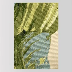 9'x12' Vacation Tropical Rectangular Woven Outdoor Area Rug Green - Threshold™ 6 9'x12' Vacation Tropical Rectangular Woven Outdoor Area Rug Green - Threshold™ -Threshold GUEST 6da619bf b142 4b8b 8159 e143f190f78f