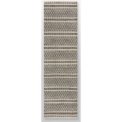 Norwalk Stripe Rug Black/White - Threshold™ 1 Norwalk Stripe Rug Black/White - Threshold™