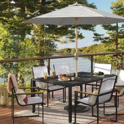 Outlined Geo Pattern Outdoor Rug Neutral - Threshold™ 1 Outlined Geo Pattern Outdoor Rug Neutral - Threshold™