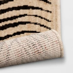 Washable Woven Zebra Accent Rug Black/Tan - Threshold™ 5 Washable Woven Zebra Accent Rug Black/Tan - Threshold™ -Threshold GUEST 775be3fb 8a31 4aca 85e7 b4e1673b3c76