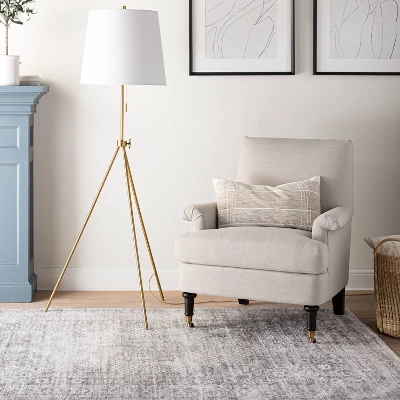 Millcreek Distressed Vintage Persian Rug Charcoal - Threshold™ Designed With Studio Mcgee 1 Millcreek Distressed Vintage Persian Rug Charcoal - Threshold™ Designed With Studio Mcgee