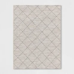 Mira Geometric Diamond Indoor/Outdoor Rug Cream - Threshold™ -Threshold GUEST 9efef2e1 782b 477d a56d 2f1603a4d887