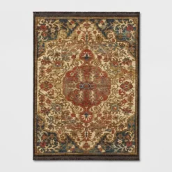 Floral Woven Medallion Persian Rug - Threshold™ -Threshold GUEST ac21830d 67d9 4c53 ab6f 1d77a33a57a2