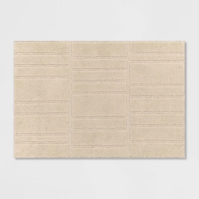 2'6"x3'8" Washable Uneven Blocks Accent Rug - Threshold™ 5 2'6"x3'8" Washable Uneven Blocks Accent Rug - Threshold™ - Image 5