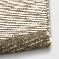 2'x3' Striped Accent Rug Olive Green - Threshold™ -Threshold GUEST ad47d1db e853 4b3b 8e5f 7c55bc62bf38