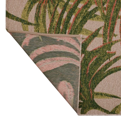 7' X 10' Outdoor Rug Neutral Palm - Threshold™ 2 7' X 10' Outdoor Rug Neutral Palm - Threshold™ - Image 2