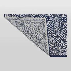 Tapestry Outdoor Rug Blue - Threshold™ -Threshold GUEST b38a70ef 5bbf 4391 8074 5394347a904a