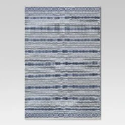 Pattern Stripe Outdoor Rug Blue - Threshold™ -Threshold GUEST b50bd77f b9cf 4cbe 85f8 85730dba7a8e