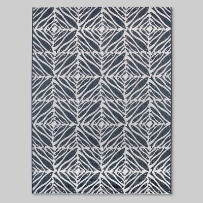 Minnows Outdoor Rug Navy - Threshold 3 Minnows Outdoor Rug Navy - Threshold - Image 3
