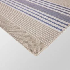 Sand Stripe Outdoor Rug Blue - Threshold™ 7 Sand Stripe Outdoor Rug Blue - Threshold™ -Threshold GUEST be5a23a4 e4eb 4a24 99a5 fd53a8d6e784
