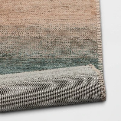 Rectangular Woven Indoor Outdoor Area Rug Sunset Ombre - Threshold™ 3 Rectangular Woven Indoor Outdoor Area Rug Sunset Ombre - Threshold™ - Image 3