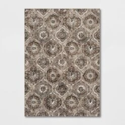 Bailey Companion Tile Print Accent Rug Tan - Threshold™ -Threshold GUEST c86a9554 2700 48a9 8622 373c214e30ab