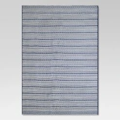 Pattern Stripe Outdoor Rug Blue - Threshold™ -Threshold GUEST c8e7d2d6 fb5a 48f9 bf7c 4b4cf4881b0c