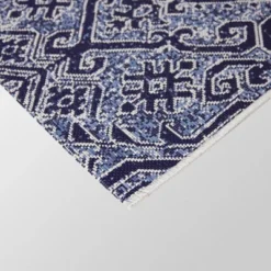 9'2"x12' Paisley Outdoor Rug Blue - Threshold™: Weather-Resistant Traditional Area, Woven Polypropylene 6 9'2"x12' Paisley Outdoor Rug Blue - Threshold™: Weather-Resistant Traditional Area, Woven Polypropylene -Threshold GUEST c937a23e 8076 43aa 8630 dcfa0b45626a