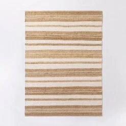 Riverton Striped Jute/Wool Area Rug Tan - Threshold™ Designed With Studio McGee -Threshold GUEST ca3cf1e5 65fa 4902 9ec7 da5ec1583349