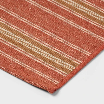 20"x34" Woven Pet Tapestry 'Dark Orange Stripe' - Threshold™ 2 20"x34" Woven Pet Tapestry 'Dark Orange Stripe' - Threshold™ - Image 2