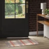 1'8"x2'10" Washable Fall Checkered Accent Rug Tan - Threshold™