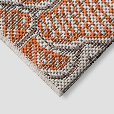 7' X 10' Vintage Floral Outdoor Rug Multi - Threshold™ 1 7' X 10' Vintage Floral Outdoor Rug Multi - Threshold™