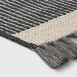 7'x10' Oversized Stripe Outdoor Rug Charcoal Gray - Threshold™ 4 7'x10' Oversized Stripe Outdoor Rug Charcoal Gray - Threshold™ -Threshold GUEST e5193476 611c 439f acc9 9d6167feae52