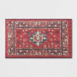 Vintage Persian Medallion Kitchen Rug Red - Threshold™ -Threshold GUEST f16c5267 d313 4240 bf0d 05c7103b80bd