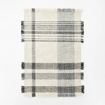 Laurelhurst Indoor/Outdoor Plaid Rug Black/White - Threshold™ Designed With Studio McGee 7 Laurelhurst Indoor/Outdoor Plaid Rug Black/White - Threshold™ Designed With Studio McGee - Image 7